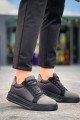 KB-X46 Erkek Günlük Bağcıklı Paraşüt Kumaş Süet Spor Sneaker Ayakkabı PKSST - Siyah/Gri – Kuback Erkek Ayakkabı