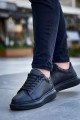 KB-X500 Erkek Günlük Bağcıklı Cilt Spor Sneaker Ayakkabı CST - Siyah Erkek Ayakkabı KB-X500 Erkek Günlük Bağcıklı Cilt Spor Sneaker Ayakkabı CST - Siyah – Kuback Erkek Ayakkabı
