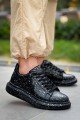 KB-X500 Erkek Günlük Bağcıklı Gold Baskılı Cilt Spor Sneaker Ayakkabı CST - Siyah Erkek Ayakkabı KB-X500 Erkek Günlük Bağcıklı Gold Baskılı Cilt Spor Sneaker Ayakkabı CST - Siyah – Kuback Erkek Ayakkabı