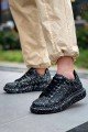 KB-X500 Erkek Günlük Bağcıklı Silver Baskılı Cilt Spor Sneaker Ayakkabı CST - Siyah Erkek Ayakkabı KB-X500 Erkek Günlük Bağcıklı Silver Baskılı Cilt Spor Sneaker Ayakkabı CST - Siyah – Kuback Erkek Ayakkabı