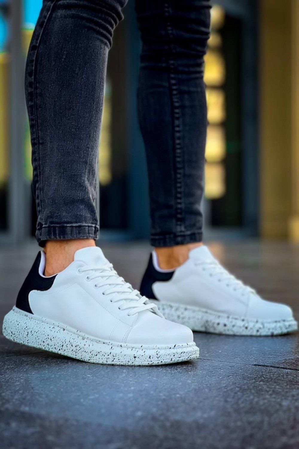 KB-X500 Erkek Günlük Bağcıklı Special Baskılı Cilt Spor Sneaker Ayakkabı CBT - Beyaz/Siyah Erkek Ayakkabı KB-X500 Erkek Günlük Bağcıklı Special Baskılı Cilt Spor Sneaker Ayakkabı CBT - Beyaz/Siyah – Kuback Erkek Ayakkabı