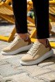 KB-X500 Erkek Günlük Bağcıklı Süet Spor Sneaker Ayakkabı SBT - Bej/Taba – Kuback Erkek Ayakkabı