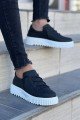 KB-X502 Erkek Günlük Bağcıklı Cilt Spor Sneaker Ayakkabı CBT - Siyah Erkek Ayakkabı KB-X502 Erkek Günlük Bağcıklı Cilt Spor Sneaker Ayakkabı CBT - Siyah – Kuback Erkek Ayakkabı