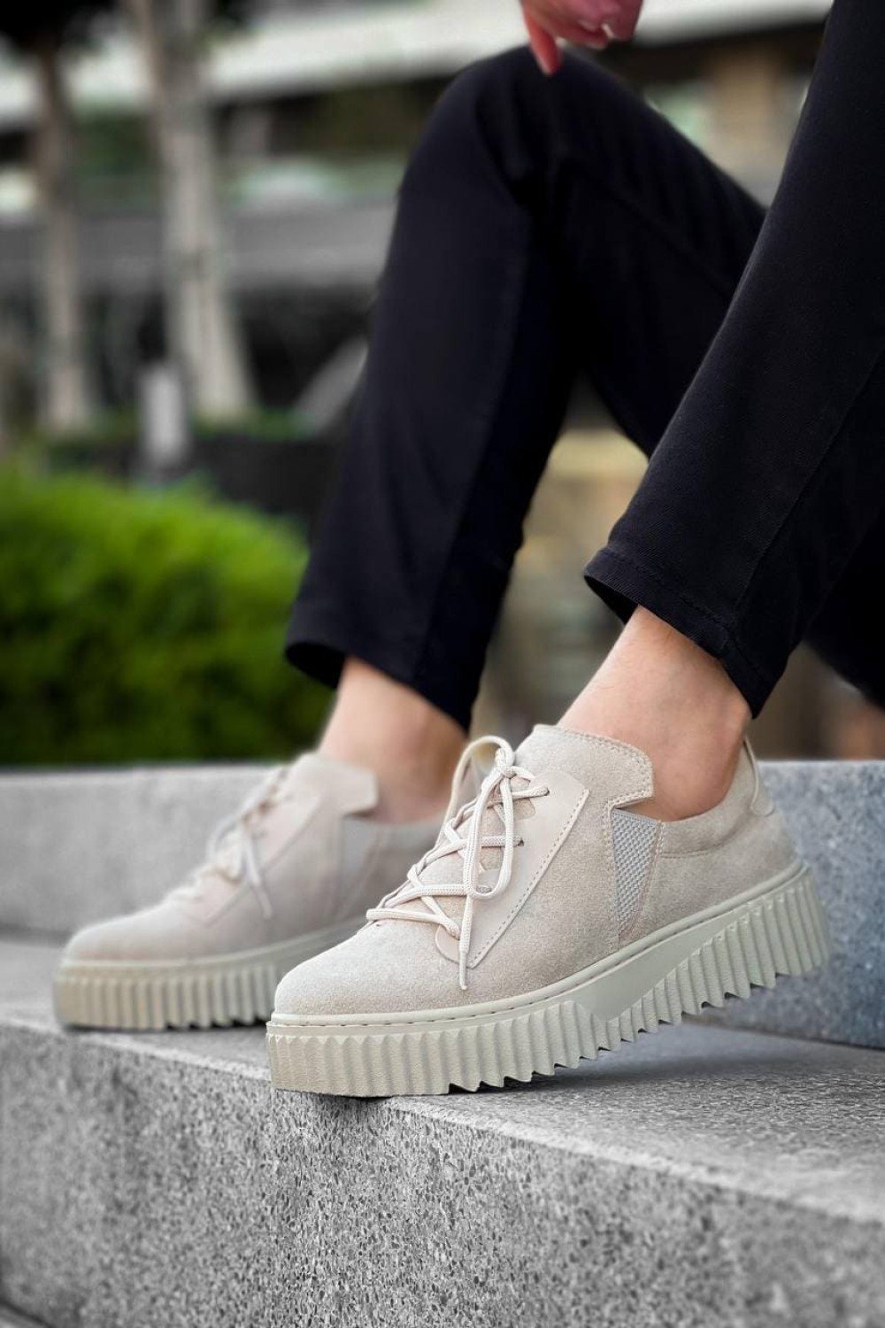 KB-X502 Erkek Günlük Bağcıklı Süet Spor Sneaker Ayakkabı SBT - Bej Erkek Ayakkabı KB-X502 Erkek Günlük Bağcıklı Süet Spor Sneaker Ayakkabı SBT - Bej – Kuback Erkek Ayakkabı
