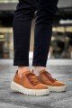 KB-X502 Erkek Günlük Bağcıklı Süet Spor Sneaker Ayakkabı SKT - Taba – Kuback Erkek Ayakkabı