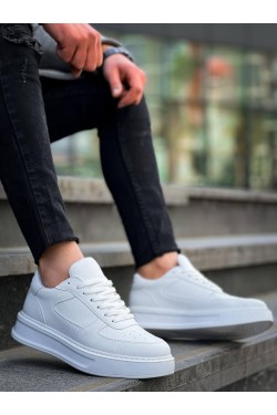 KB-X8 Erkek Günlük Bağcıklı Cilt Spor Sneaker Ayakkabı CBT - Beyaz KB-X8 Erkek Günlük Bağcıklı Cilt Spor Sneaker Ayakkabı CBT - Beyaz