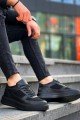 KB-X8 Erkek Günlük Bağcıklı Cilt Süet Spor Sneaker Ayakkabı CSST - Siyah – Kuback Erkek Ayakkabı