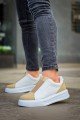 KB007 Erkek Günlük Bağcıksız Süet Cilt Spor Sneaker Ayakkabı SCBT - Bej/Beyaz – Kuback Erkek Ayakkabı