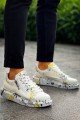 KB02 Erkek Günlük Bağcıklı Fermuarlı Boyalı Croco Cilt Spor Sneaker Ayakkabı CRT - Beyaz/Sarı Erkek Ayakkabı KB02 Erkek Günlük Bağcıklı Fermuarlı Boyalı Croco Cilt Spor Sneaker Ayakkabı CRT - Beyaz/Sarı – Kuback Erkek Ayakkabı