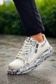 KB02 Erkek Günlük Bağcıklı Fermuarlı Gazete Boyalı Croco Cilt Spor Sneaker Ayakkabı CRT - Beyaz Erkek Ayakkabı KB02 Erkek Günlük Bağcıklı Fermuarlı Gazete Boyalı Croco Cilt Spor Sneaker Ayakkabı CRT - Beyaz – Kuback Erkek Ayakkabı