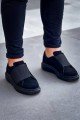 KB040 Erkek Günlük Bağcıksız Süet Spor Sneaker Ayakkabı SST - Siyah – Kuback Erkek Ayakkabı
