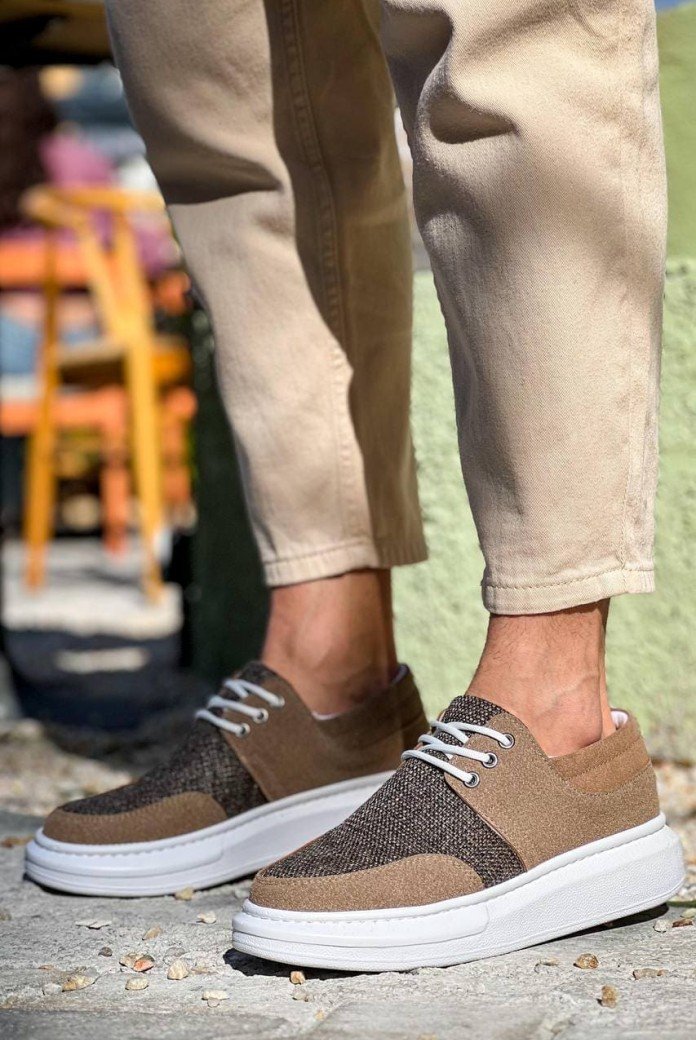 KB042 Erkek Günlük Bağcıklı Süet Keten Klasik Ayakkabı SKBT - Taba KB042 Erkek Günlük Bağcıklı Süet Keten Klasik Ayakkabı SKBT - Taba