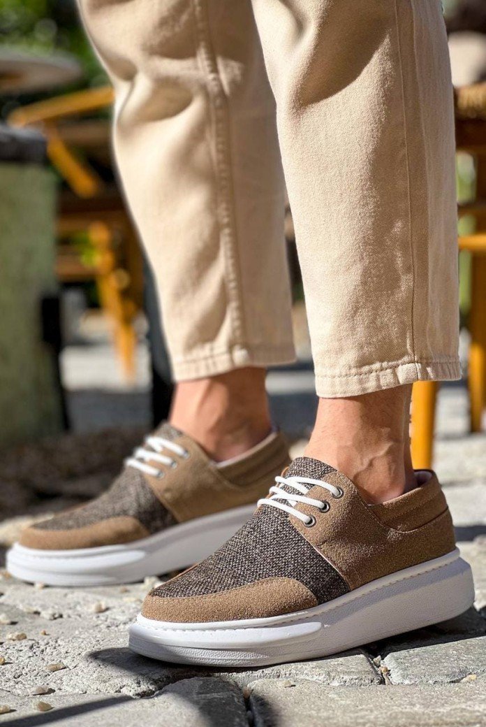 KB042 Erkek Günlük Bağcıklı Süet Keten Klasik Ayakkabı SKBT - Taba KB042 Erkek Günlük Bağcıklı Süet Keten Klasik Ayakkabı SKBT - Taba