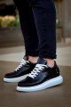 KB047 Erkek Günlük Bağcıklı Croco Desenli Cilt Spor Sneaker Ayakkabı CBT - Siyah Erkek Ayakkabı KB047 Erkek Günlük Bağcıklı Croco Desenli Cilt Spor Sneaker Ayakkabı CBT - Siyah – Kuback Erkek Ayakkabı