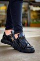 KB047 Erkek Günlük Bağcıklı Croco Desenli Cilt Spor Sneaker Ayakkabı CST - Siyah Erkek Ayakkabı KB047 Erkek Günlük Bağcıklı Croco Desenli Cilt Spor Sneaker Ayakkabı CST - Siyah – Kuback Erkek Ayakkabı