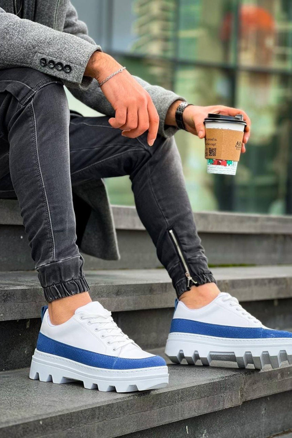 KB056 Erkek Günlük Bağcıklı Cilt Süet Spor Sneaker Ayakkabı CSBT - Beyaz/Mavi Erkek Ayakkabı KB056 Erkek Günlük Bağcıklı Cilt Süet Spor Sneaker Ayakkabı CSBT - Beyaz/Mavi – Kuback Erkek Ayakkabı