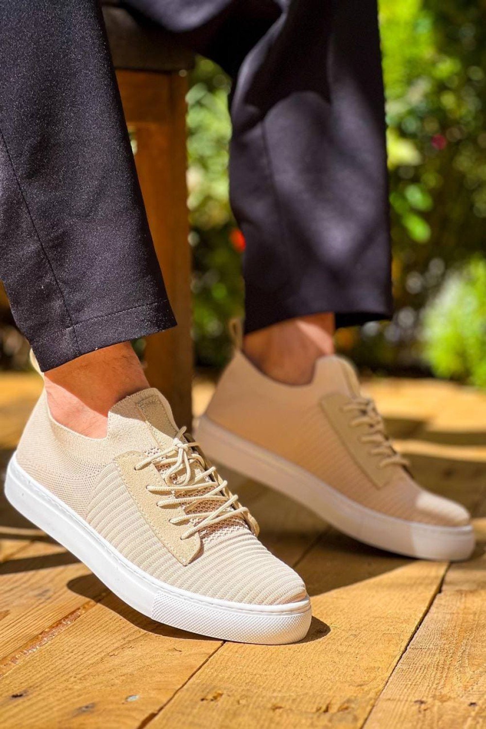 KB110 Erkek Günlük Bağcıklı Triko Spor Sneaker Ayakkabı TBT - Bej Erkek Ayakkabı KB110 Erkek Günlük Bağcıklı Triko Spor Sneaker Ayakkabı TBT - Bej – Kuback Erkek Ayakkabı