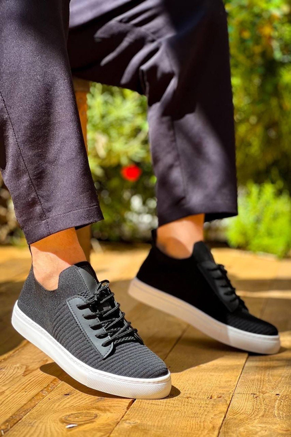 KB110 Erkek Günlük Bağcıklı Triko Spor Sneaker Ayakkabı TBT - Siyah Erkek Ayakkabı KB110 Erkek Günlük Bağcıklı Triko Spor Sneaker Ayakkabı TBT - Siyah – Kuback Erkek Ayakkabı