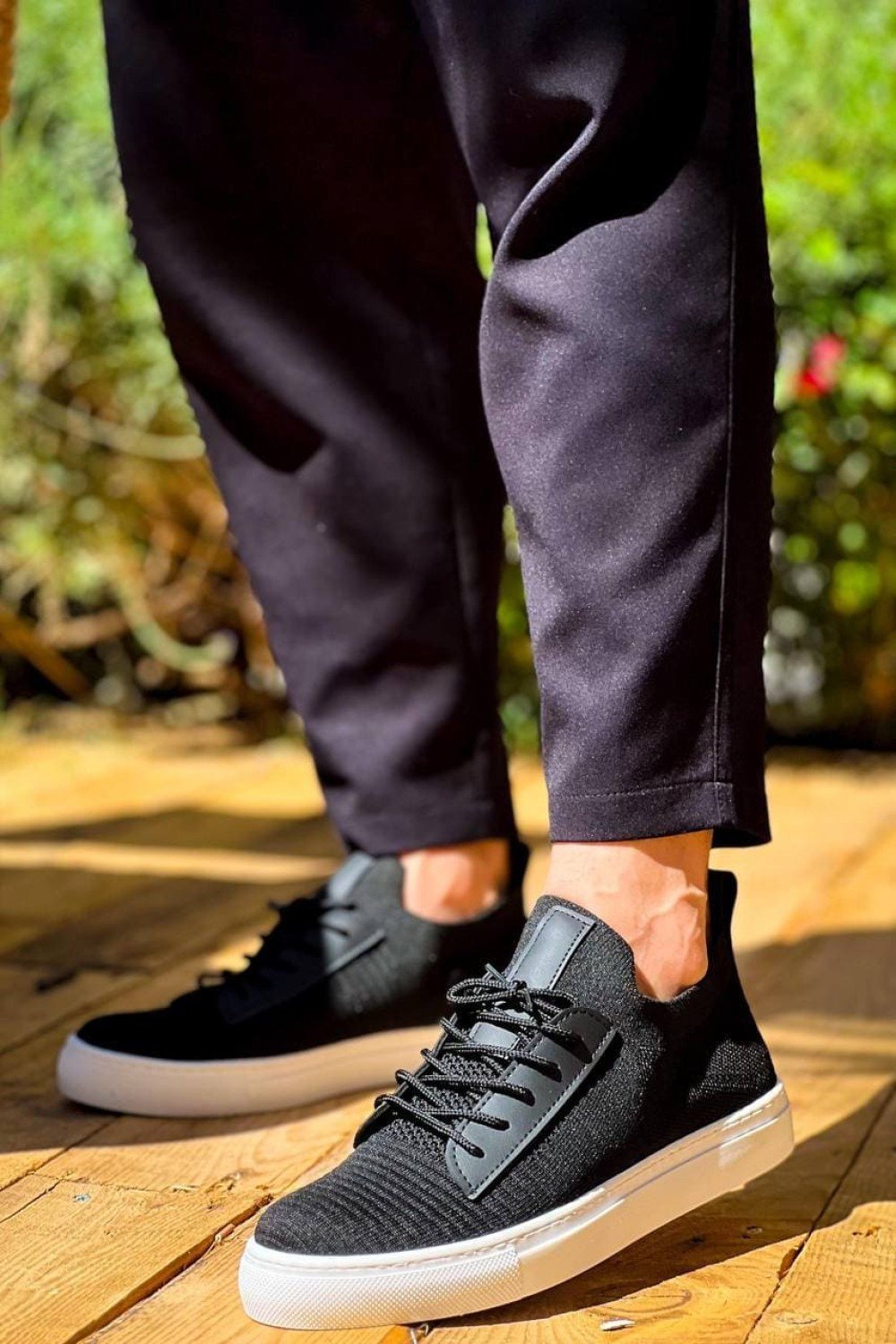 KB110 Erkek Günlük Bağcıklı Triko Spor Sneaker Ayakkabı TBT - Siyah Erkek Ayakkabı KB110 Erkek Günlük Bağcıklı Triko Spor Sneaker Ayakkabı TBT - Siyah – Kuback Erkek Ayakkabı