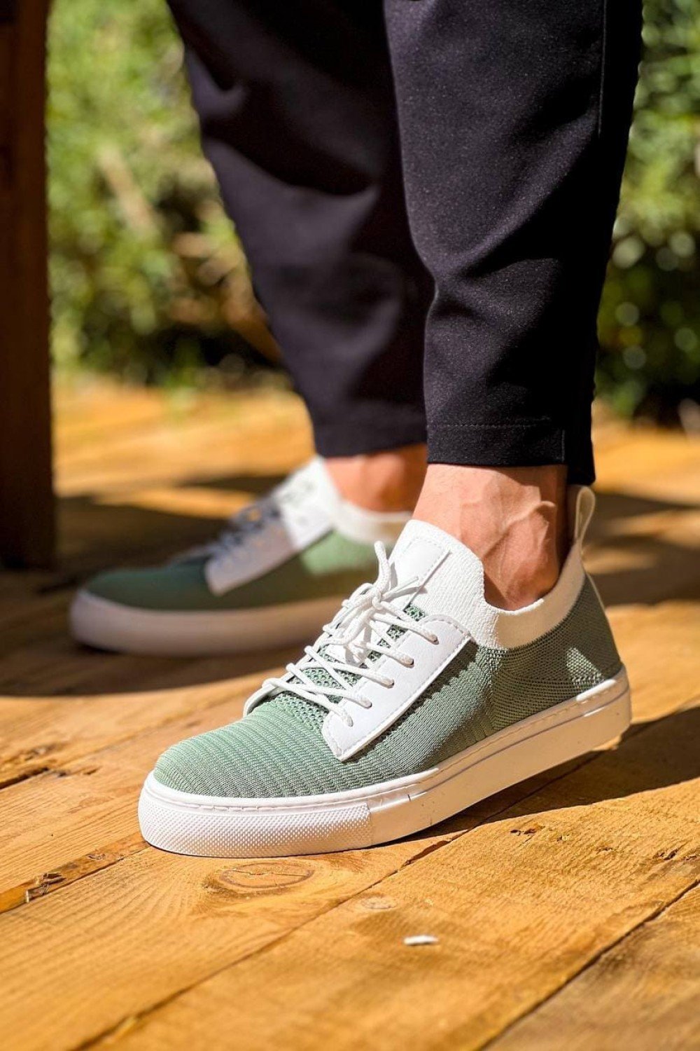 KB110 Erkek Günlük Bağcıklı Triko Spor Sneaker Ayakkabı TBT - Yeşil Erkek Ayakkabı KB110 Erkek Günlük Bağcıklı Triko Spor Sneaker Ayakkabı TBT - Yeşil – Kuback Erkek Ayakkabı