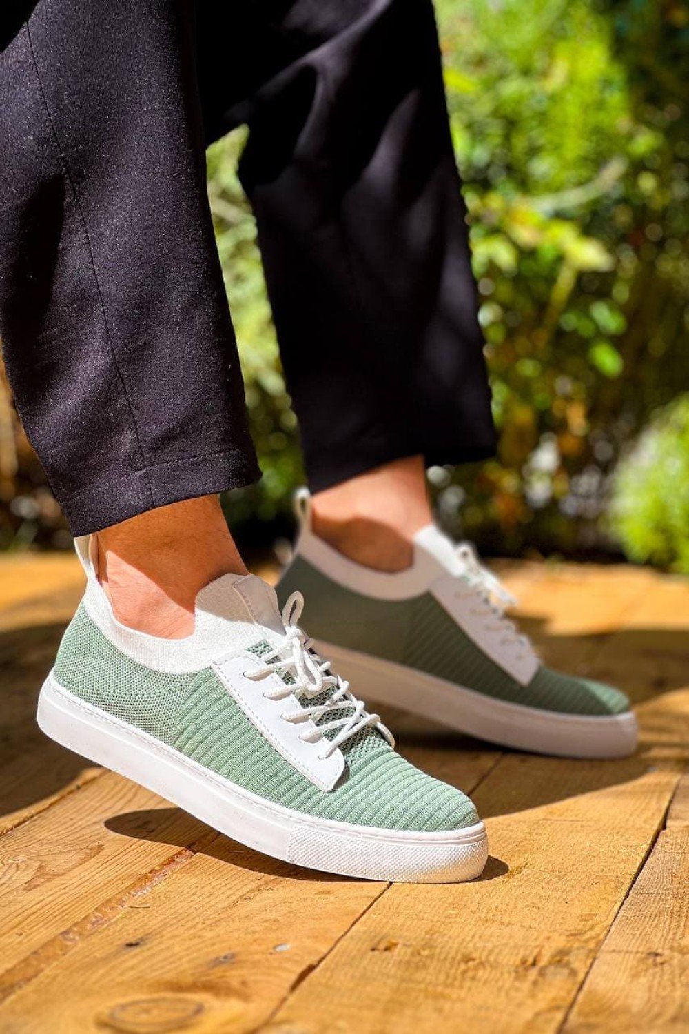KB110 Erkek Günlük Bağcıklı Triko Spor Sneaker Ayakkabı TBT - Yeşil Erkek Ayakkabı KB110 Erkek Günlük Bağcıklı Triko Spor Sneaker Ayakkabı TBT - Yeşil – Kuback Erkek Ayakkabı