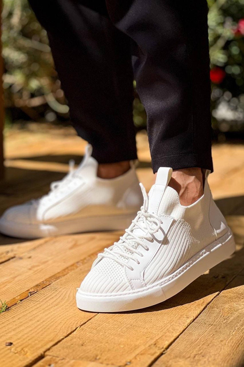 KB112 Erkek Günlük Bağcıklı Triko Spor Sneaker Ayakkabı TBT - Beyaz Erkek Ayakkabı KB112 Erkek Günlük Bağcıklı Triko Spor Sneaker Ayakkabı TBT - Beyaz – Kuback Erkek Ayakkabı