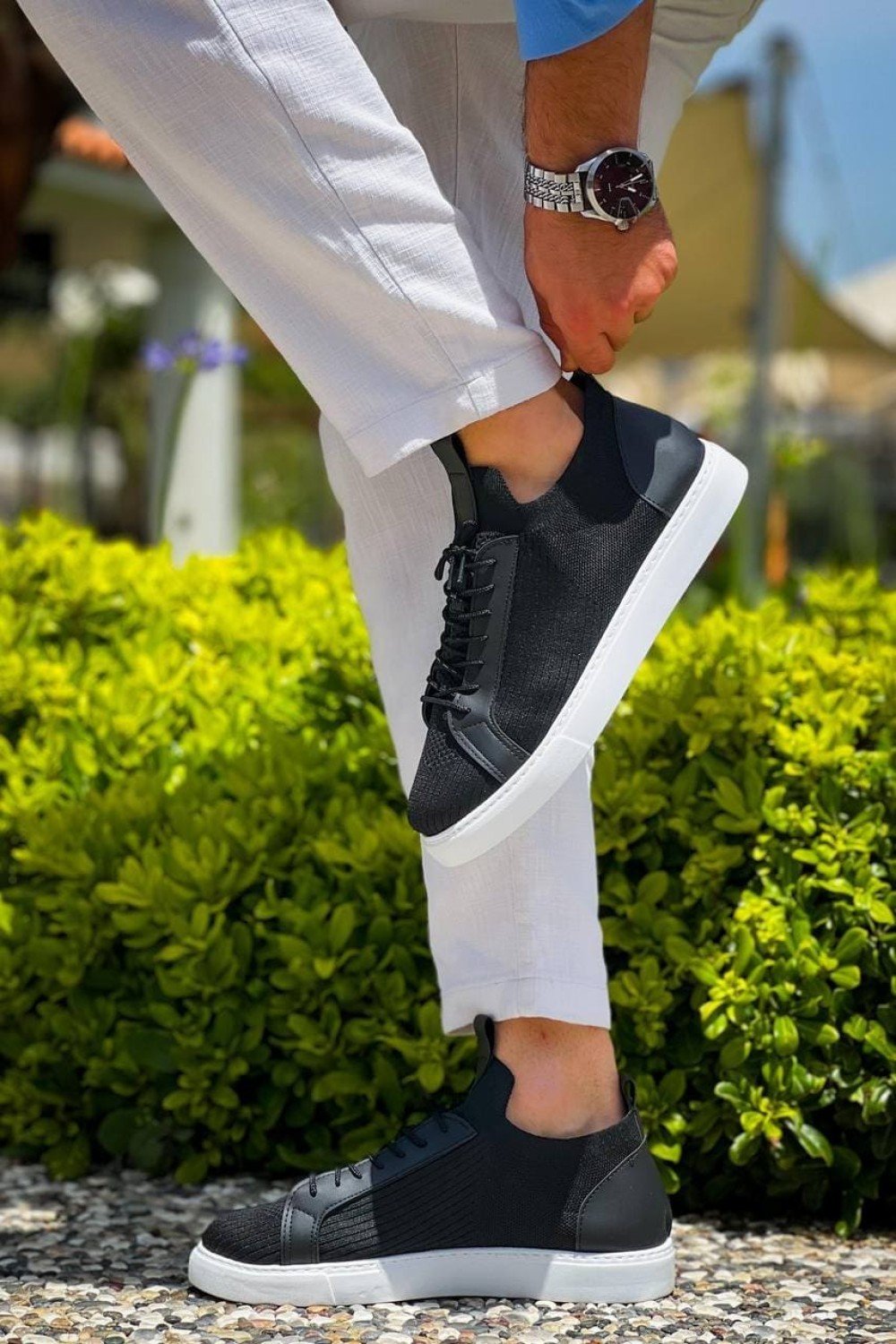 KB112 Erkek Günlük Bağcıklı Triko Spor Sneaker Ayakkabı TBT - Siyah Erkek Ayakkabı KB112 Erkek Günlük Bağcıklı Triko Spor Sneaker Ayakkabı TBT - Siyah – Kuback Erkek Ayakkabı