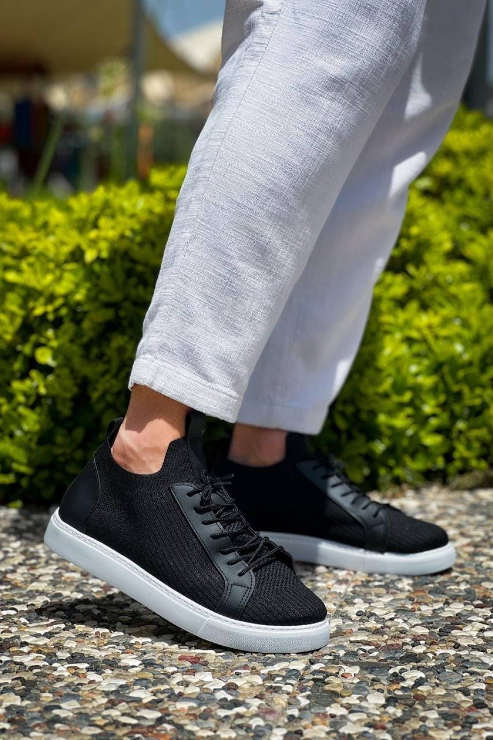 KB112 Erkek Günlük Bağcıklı Triko Spor Sneaker Ayakkabı TBT - Siyah Erkek Ayakkabı KB112 Erkek Günlük Bağcıklı Triko Spor Sneaker Ayakkabı TBT - Siyah – Kuback Erkek Ayakkabı