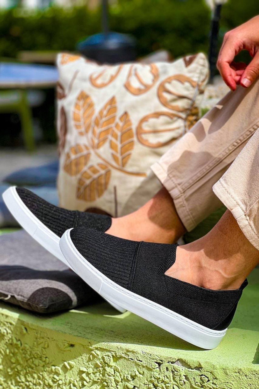 KB114 Erkek Günlük Bağcıksız Triko Spor Sneaker Ayakkabı TBT - Siyah Erkek Ayakkabı KB114 Erkek Günlük Bağcıksız Triko Spor Sneaker Ayakkabı TBT - Siyah – Kuback Erkek Ayakkabı