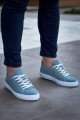 KB122 Erkek Günlük Bağcıklı Süet Spor Sneaker Ayakkabı SBT - Mavi – Kuback Erkek Ayakkabı