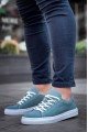 KB122 Erkek Günlük Bağcıklı Süet Spor Sneaker Ayakkabı SBT - Mavi