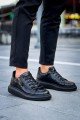 KB309 Erkek Günlük Bağcıklı Fermuarlı Croco Desenli Cilt Spor Sneaker Ayakkabı CST - Siyah Erkek Ayakkabı KB309 Erkek Günlük Bağcıklı Fermuarlı Croco Desenli Cilt Spor Sneaker Ayakkabı CST - Siyah – Kuback Erkek Ayakkabı