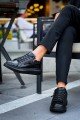 KB309 Erkek Günlük Bağcıklı Fermuarlı Croco Desenli Cilt Spor Sneaker Ayakkabı CST - Siyah Erkek Ayakkabı KB309 Erkek Günlük Bağcıklı Fermuarlı Croco Desenli Cilt Spor Sneaker Ayakkabı CST - Siyah – Kuback Erkek Ayakkabı