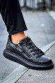 KB309 Erkek Günlük Bağcıklı Fermuarlı Croco Desenli Cilt Spor Sneaker Ayakkabı CST - Siyah Erkek Ayakkabı KB309 Erkek Günlük Bağcıklı Fermuarlı Croco Desenli Cilt Spor Sneaker Ayakkabı CST - Siyah – Kuback Erkek Ayakkabı