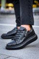 KB309 Erkek Günlük Bağcıklı Fermuarlı Croco Desenli Cilt Spor Sneaker Ayakkabı CST - Siyah Erkek Ayakkabı KB309 Erkek Günlük Bağcıklı Fermuarlı Croco Desenli Cilt Spor Sneaker Ayakkabı CST - Siyah – Kuback Erkek Ayakkabı