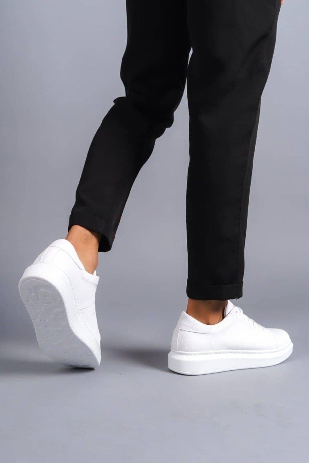 SLW151 Boost Erkek Günlük Bağcıklı Cilt Spor Sneaker Ayakkabı CBT - Beyaz Erkek Ayakkabı SLW151 Boost Erkek Günlük Bağcıklı Cilt Spor Sneaker Ayakkabı CBT - Beyaz – Salwo Erkek Ayakkabı