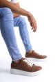 SLW151 Boost Erkek Günlük Bağcıklı Cilt Spor Sneaker Ayakkabı CBT - Taba Erkek Ayakkabı SLW151 Boost Erkek Günlük Bağcıklı Cilt Spor Sneaker Ayakkabı CBT - Taba – Salwo Erkek Ayakkabı