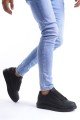 SLW151 Boost Erkek Günlük Bağcıklı Cilt Spor Sneaker Ayakkabı CST - Siyah Erkek Ayakkabı SLW151 Boost Erkek Günlük Bağcıklı Cilt Spor Sneaker Ayakkabı CST - Siyah – Salwo Erkek Ayakkabı