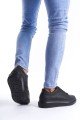 SLW151 Boost Erkek Günlük Bağcıklı Cilt Spor Sneaker Ayakkabı CST - Siyah Erkek Ayakkabı SLW151 Boost Erkek Günlük Bağcıklı Cilt Spor Sneaker Ayakkabı CST - Siyah – Salwo Erkek Ayakkabı
