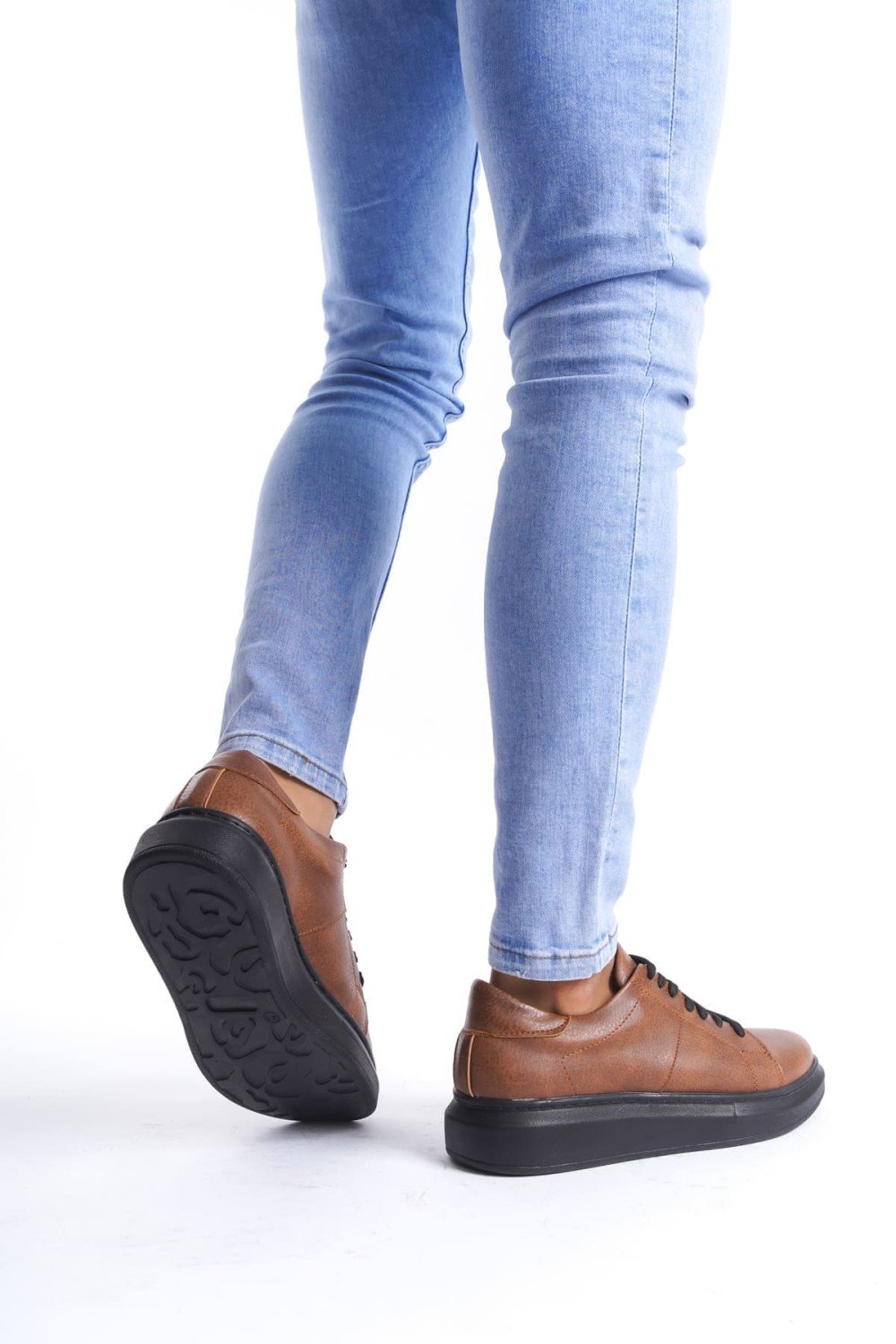 SLW151 Boost Erkek Günlük Bağcıklı Cilt Spor Sneaker Ayakkabı CST - Taba Erkek Ayakkabı SLW151 Boost Erkek Günlük Bağcıklı Cilt Spor Sneaker Ayakkabı CST - Taba – Salwo Erkek Ayakkabı