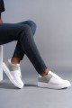 SLW151 Boost Erkek Günlük Bağcıklı Cilt Süet Spor Sneaker Ayakkabı CSBT - Beyaz/Gri Erkek Ayakkabı SLW151 Boost Erkek Günlük Bağcıklı Cilt Süet Spor Sneaker Ayakkabı CSBT - Beyaz/Gri – Salwo Erkek Ayakkabı