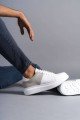 SLW151 Boost Erkek Günlük Bağcıklı Cilt Süet Spor Sneaker Ayakkabı CSBT - Beyaz/Gri Erkek Ayakkabı SLW151 Boost Erkek Günlük Bağcıklı Cilt Süet Spor Sneaker Ayakkabı CSBT - Beyaz/Gri – Salwo Erkek Ayakkabı