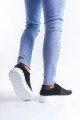 SLW151 Boost Erkek Günlük Bağcıklı Cilt Süet Spor Sneaker Ayakkabı CSBT - Siyah Erkek Ayakkabı SLW151 Boost Erkek Günlük Bağcıklı Cilt Süet Spor Sneaker Ayakkabı CSBT - Siyah – Salwo Erkek Ayakkabı