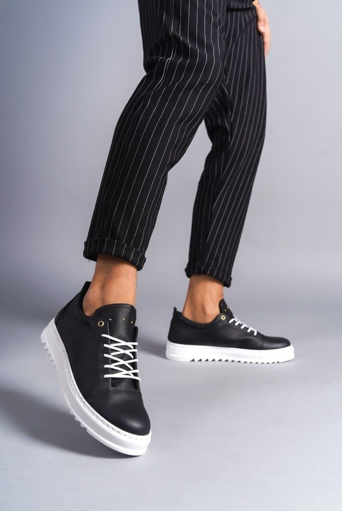 SLW152 Cool Erkek Günlük Bağcıklı Cilt Klasik Ayakkabı CBT - Siyah SLW152 Cool Erkek Günlük Bağcıklı Cilt Klasik Ayakkabı CBT - Siyah