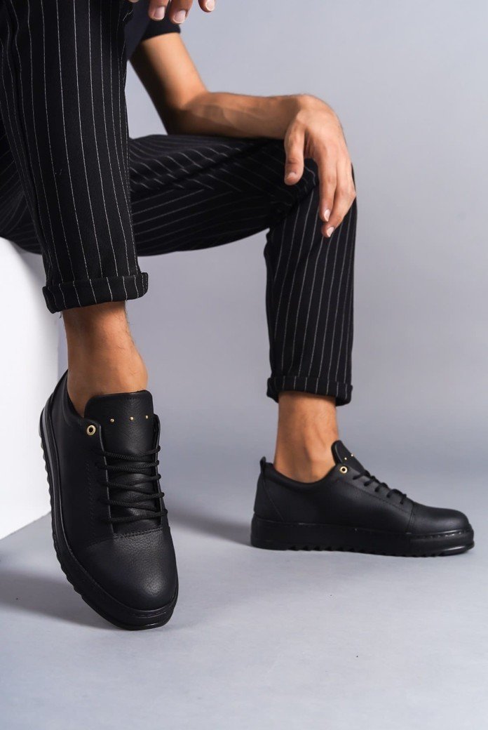 SLW152 Cool Erkek Günlük Bağcıklı Cilt Klasik Ayakkabı CST - Siyah SLW152 Cool Erkek Günlük Bağcıklı Cilt Klasik Ayakkabı CST - Siyah