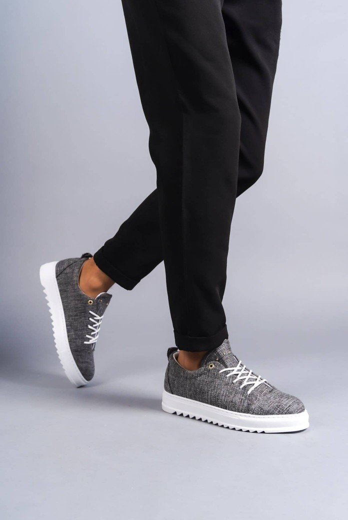 SLW152 Cool Erkek Günlük Bağcıklı Keten Klasik Ayakkabı KBT - Gri SLW152 Cool Erkek Günlük Bağcıklı Keten Klasik Ayakkabı KBT - Gri