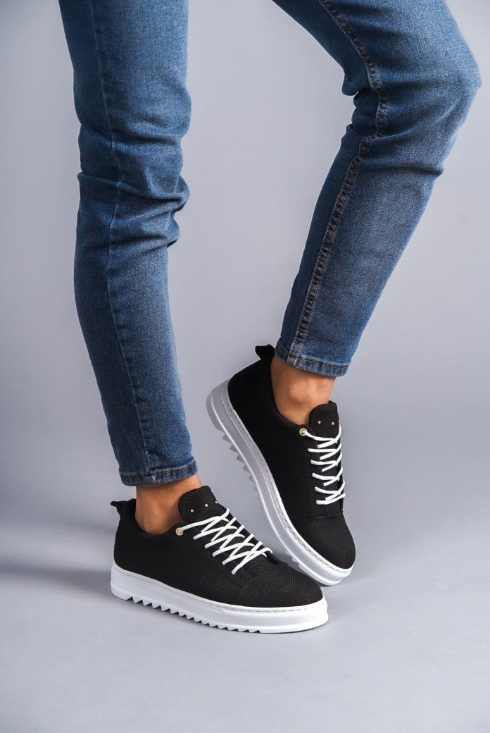 SLW152 Cool Erkek Günlük Bağcıklı Keten Klasik Ayakkabı KBT - Siyah SLW152 Cool Erkek Günlük Bağcıklı Keten Klasik Ayakkabı KBT - Siyah