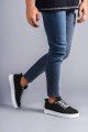 SLW152 Cool Erkek Günlük Bağcıklı Keten Klasik Ayakkabı KBT - Siyah Erkek Ayakkabı SLW152 Cool Erkek Günlük Bağcıklı Keten Klasik Ayakkabı KBT - Siyah – Salwo Erkek Ayakkabı
