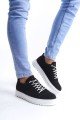 SLW152 Cool Erkek Günlük Bağcıklı Süet Klasik Ayakkabı SBT - Siyah Erkek Ayakkabı SLW152 Cool Erkek Günlük Bağcıklı Süet Klasik Ayakkabı SBT - Siyah – Salwo Erkek Ayakkabı