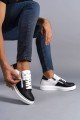 SLW155 Warrior Erkek Günlük Bağcıklı Fermuarlı Cilt Spor Sneaker Ayakkabı CBT - Beyaz/Siyah Erkek Ayakkabı SLW155 Warrior Erkek Günlük Bağcıklı Fermuarlı Cilt Spor Sneaker Ayakkabı CBT - Beyaz/Siyah – Salwo Erkek Ayakkabı